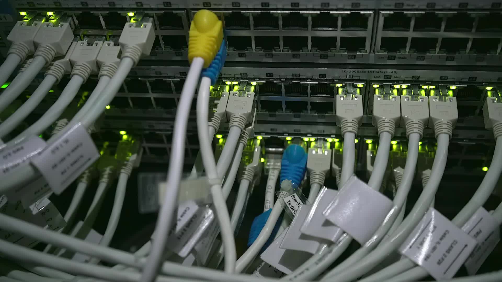 Ethernet adapter connected to desktop